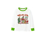 Holiday Family Christmas Pajamas Set With Playful Xmas Character Pattern Print