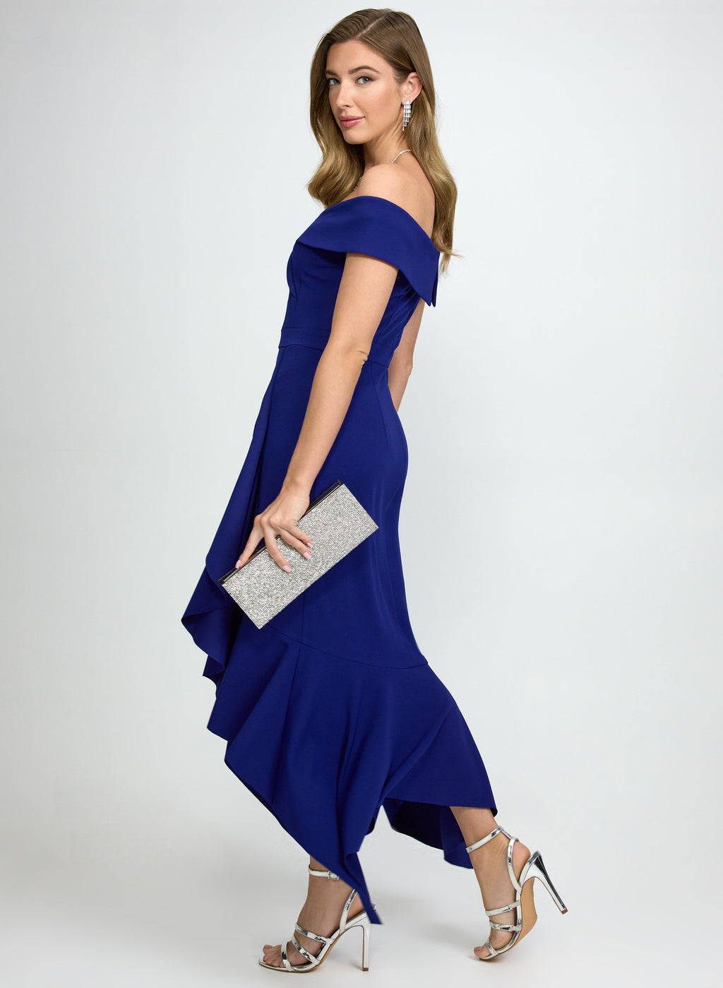 Off-The-Shoulder Ruffle Dress