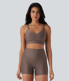 Medium Support Sheen Running Sports Bra
