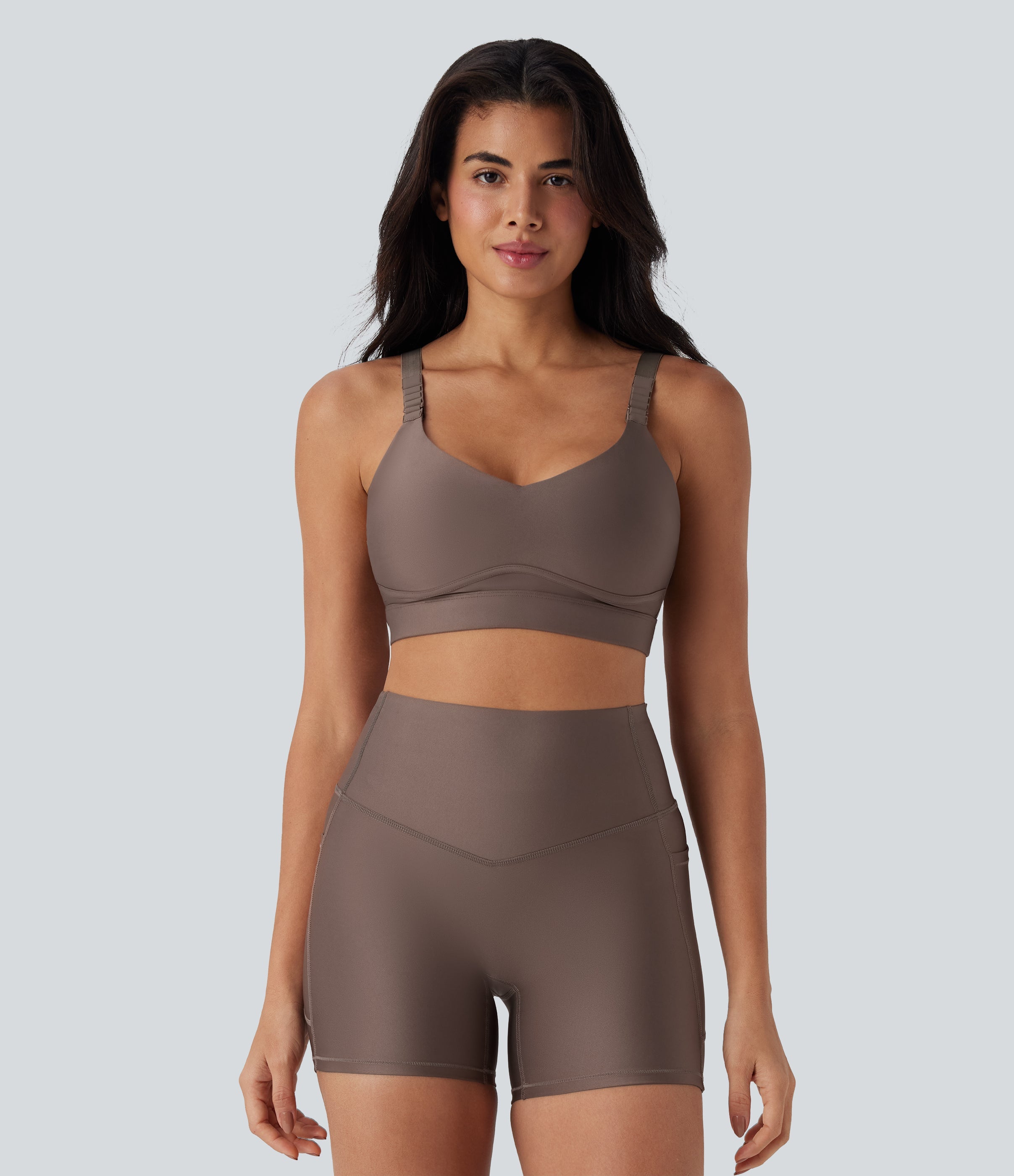 Medium Support Sheen Running Sports Bra