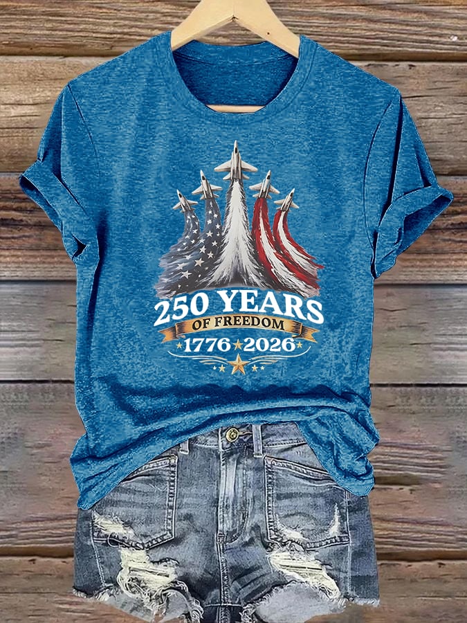 Women's  250 YEARS OF FREEDOM Print T-Shirt