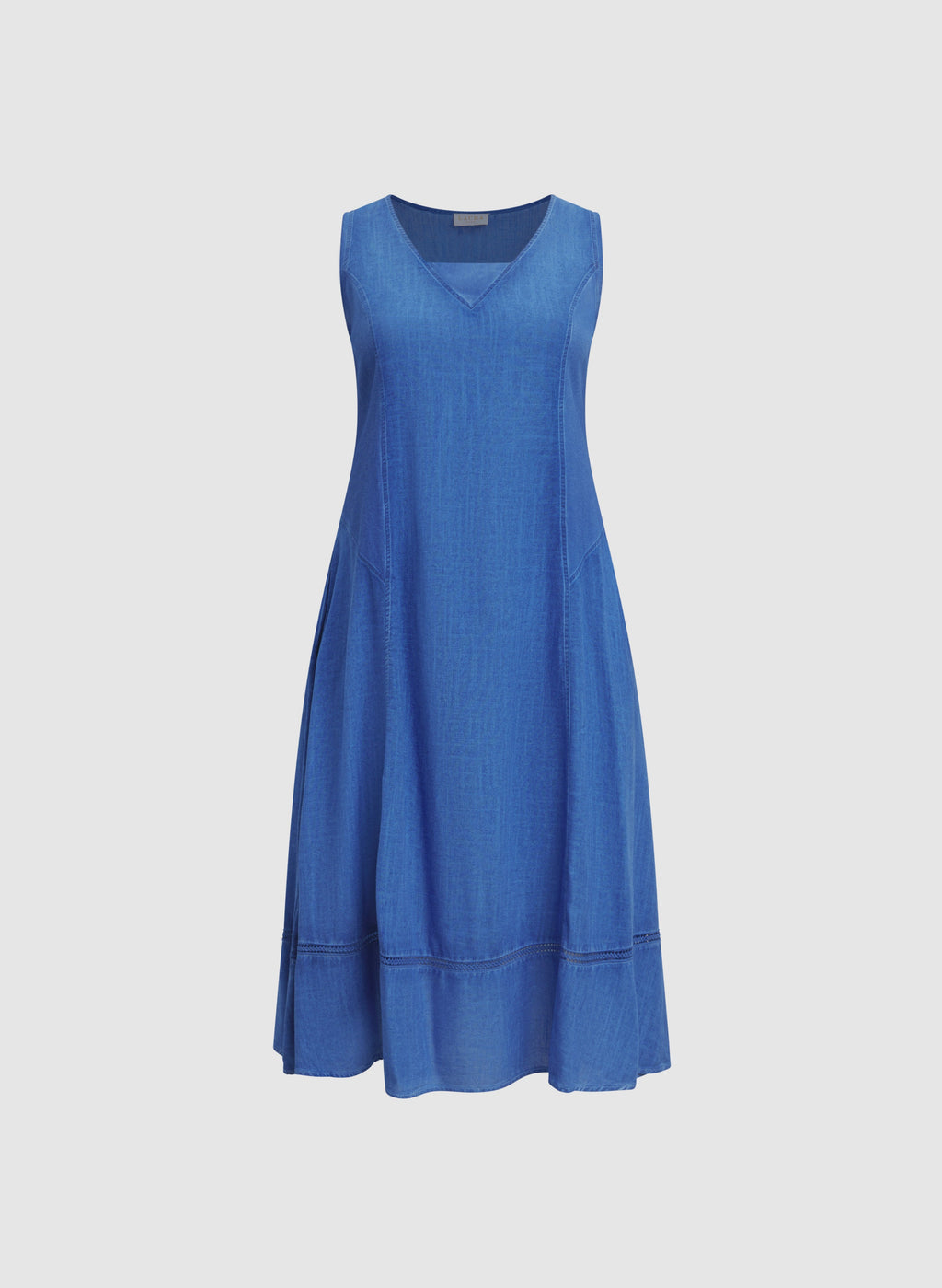 Linen-Blend Pocket Dress