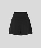 2026🔥UK Super High Waisted Back Pocket & Side Hidden Pocket 2-in-1 Yoga Shorts