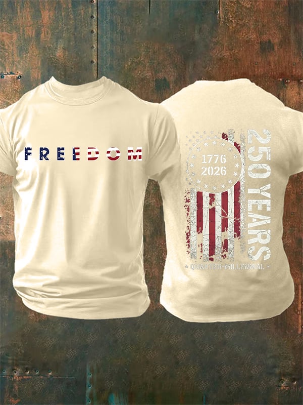 Men's  American 250th Print T-Shirt