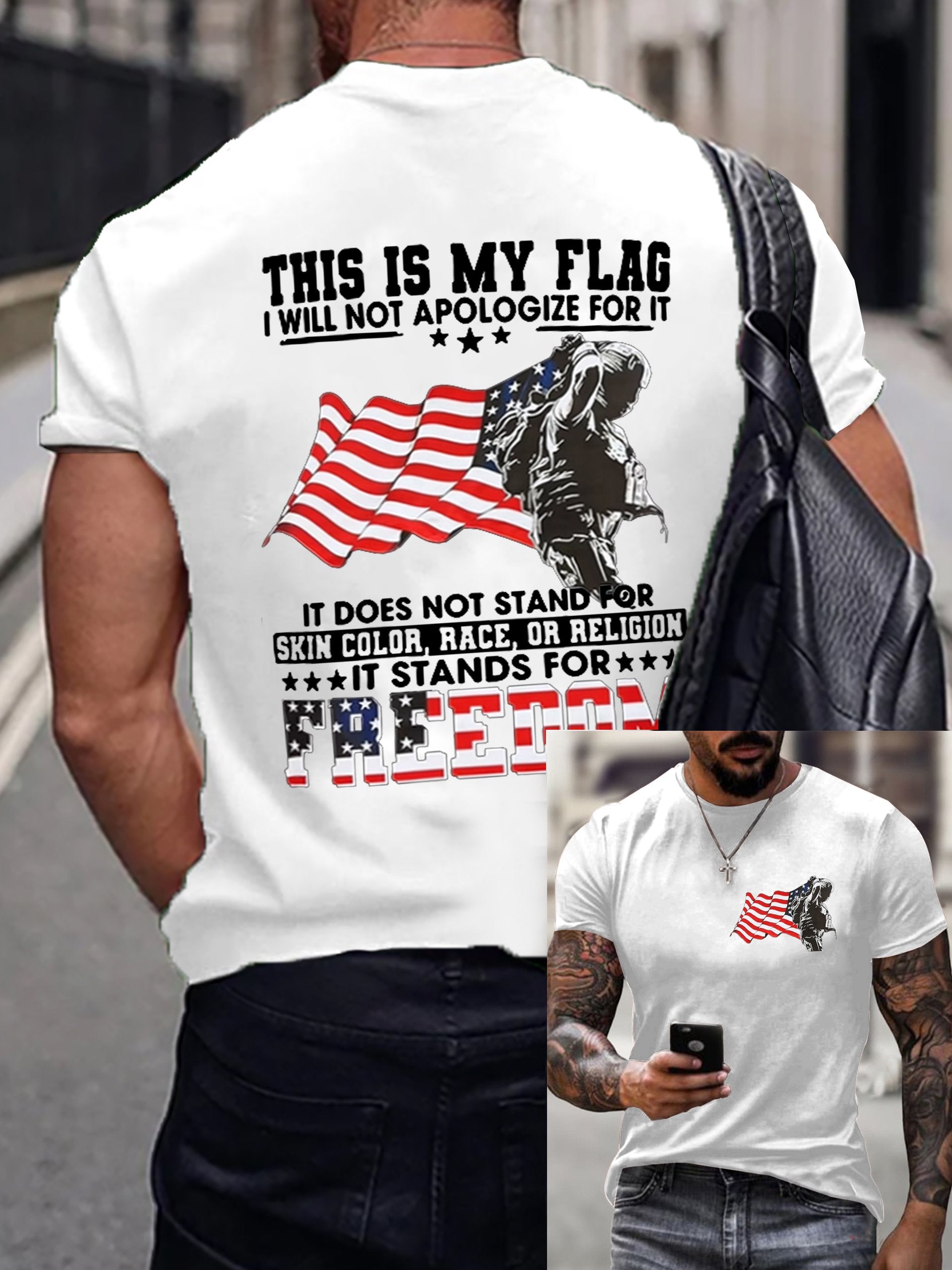 Men's America's 250th Anniversary Print T-Shirt