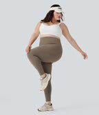 Plus Size UltraSculptTM SoCinched High Waisted Butt Lifting Tummy Control Shaping Training Leggings with Pockets