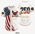 America 250th Anniversary Baseball Jersey - 1776-2026 Patriotic Freedom Shirt