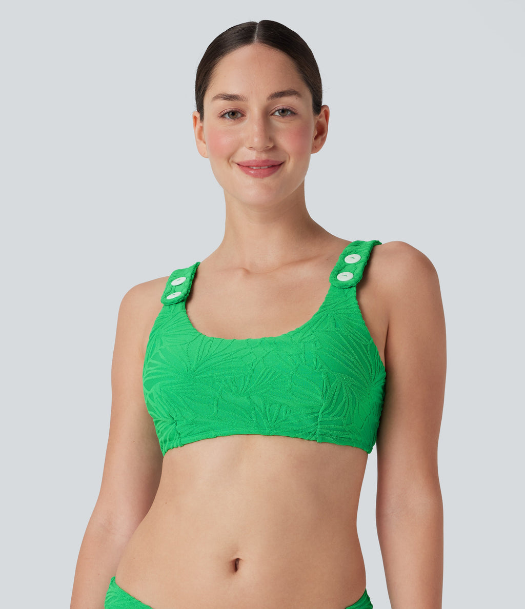 Texture Bikini Top Swimsuit