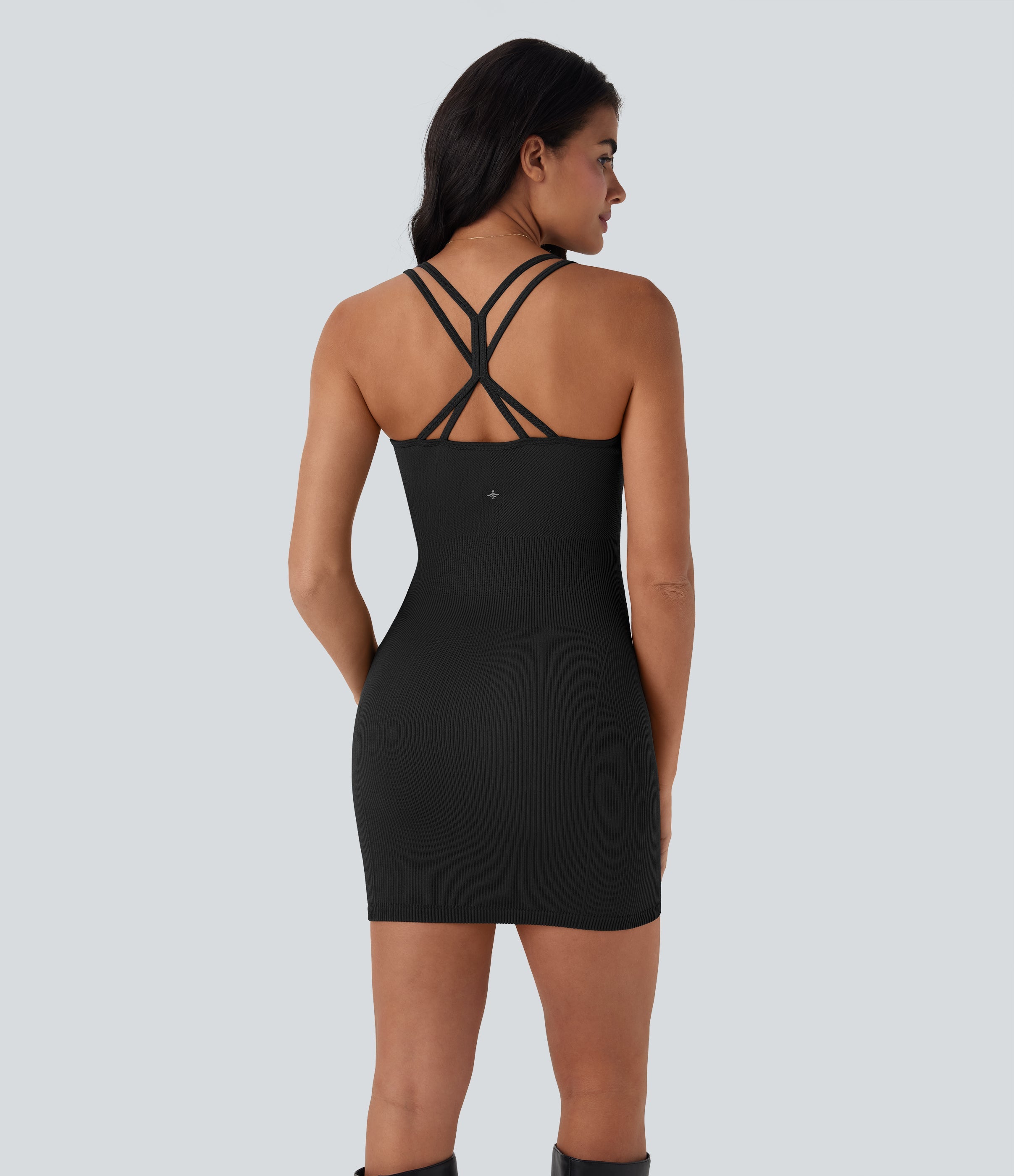 Seamless Flow Bodycon Mini Casual Dress