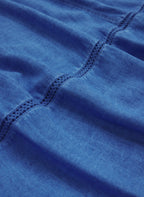 Linen-Blend Pocket Dress