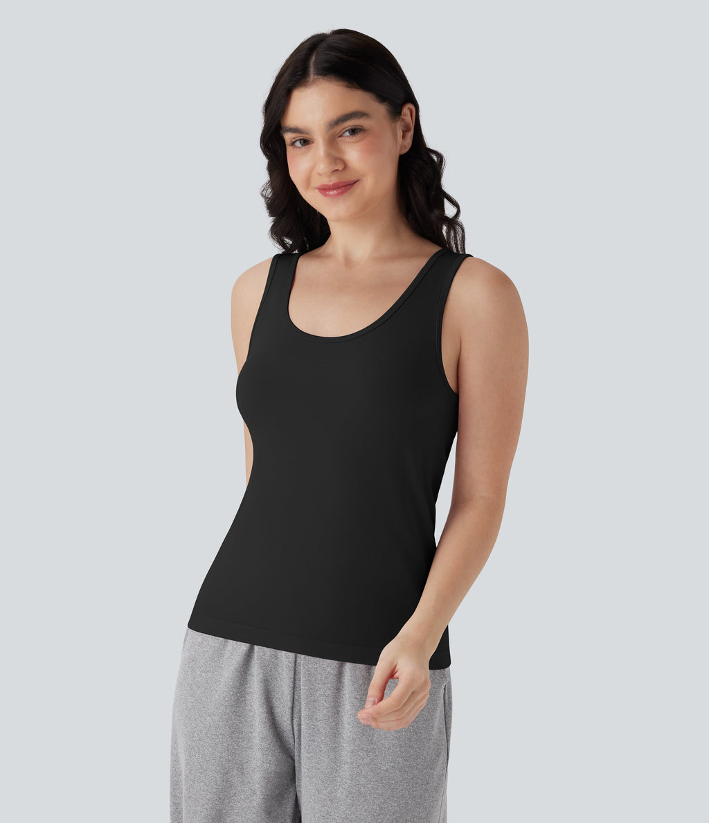 Seamless Flow U Back Lounge Tank Top