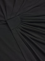Chiffon Cape Sleeve Dress