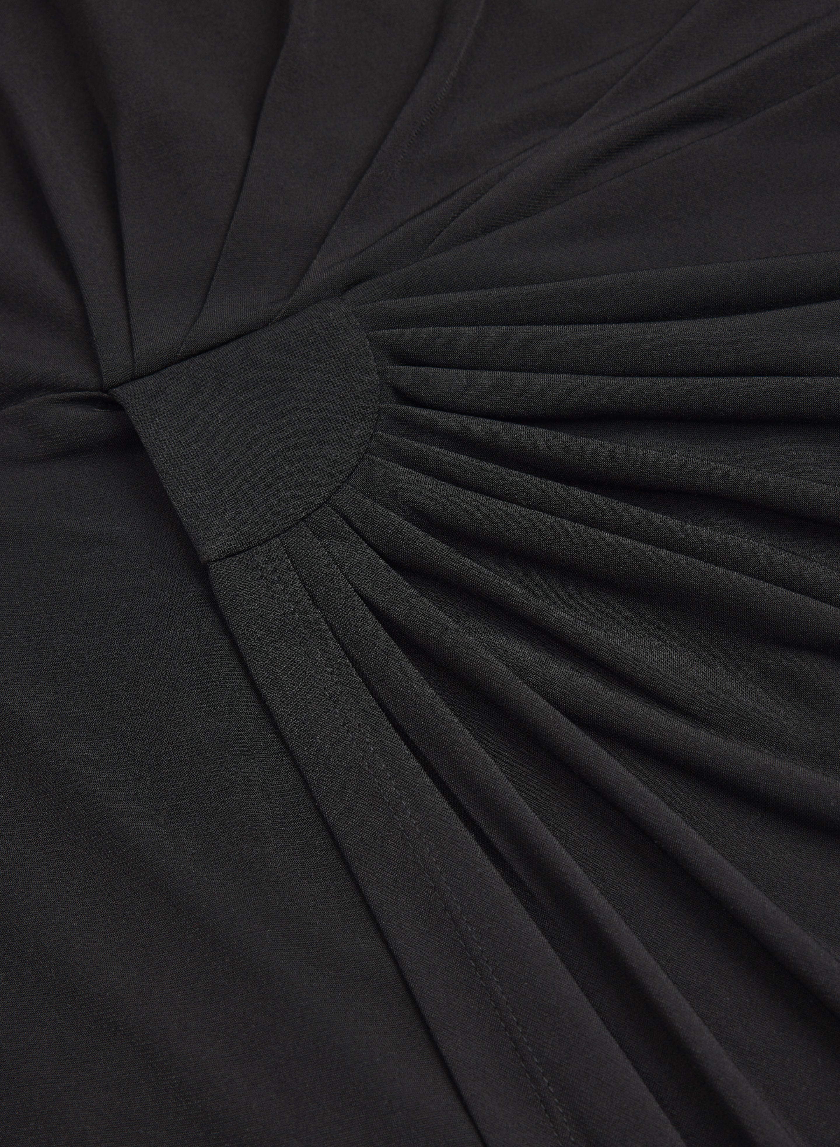 Chiffon Cape Sleeve Dress
