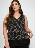 Circle Print Tank Top