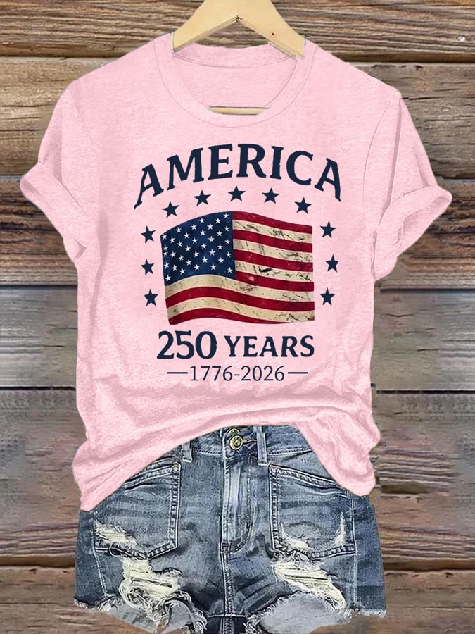 Women's  America 250 Print T-Shirt
