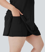 SoftlyZeroTM Plush Active Plus Size Dress-Longer Length-Easy Peezy Edition