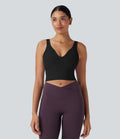 Seamless Flow Cropped Yoga Tank Top