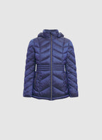 Metallic Chevron Quilted Jacket