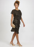 Polka Dot Tiered Dress