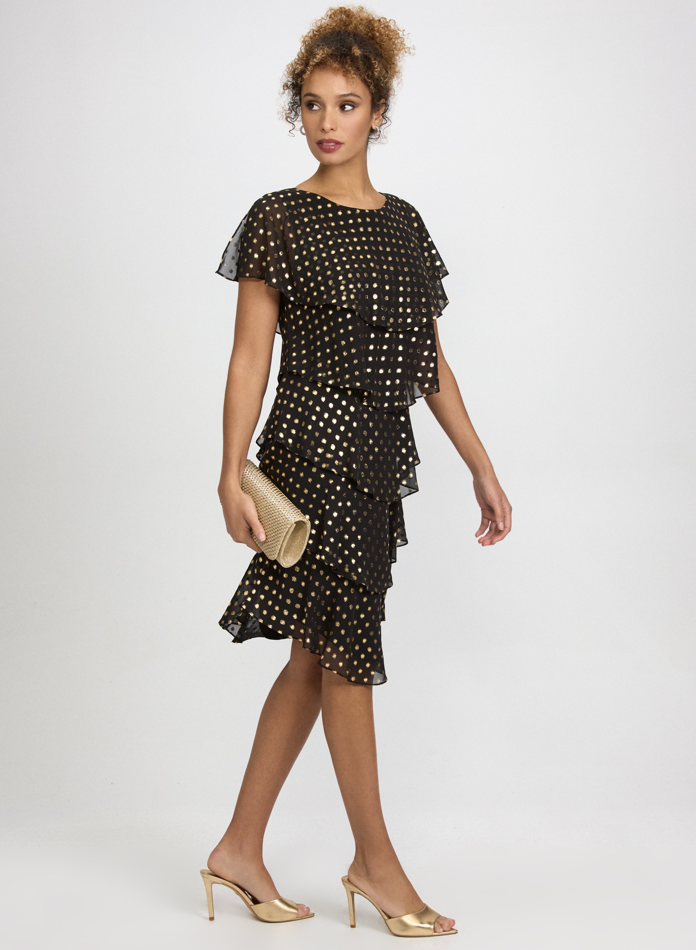 Polka Dot Tiered Dress
