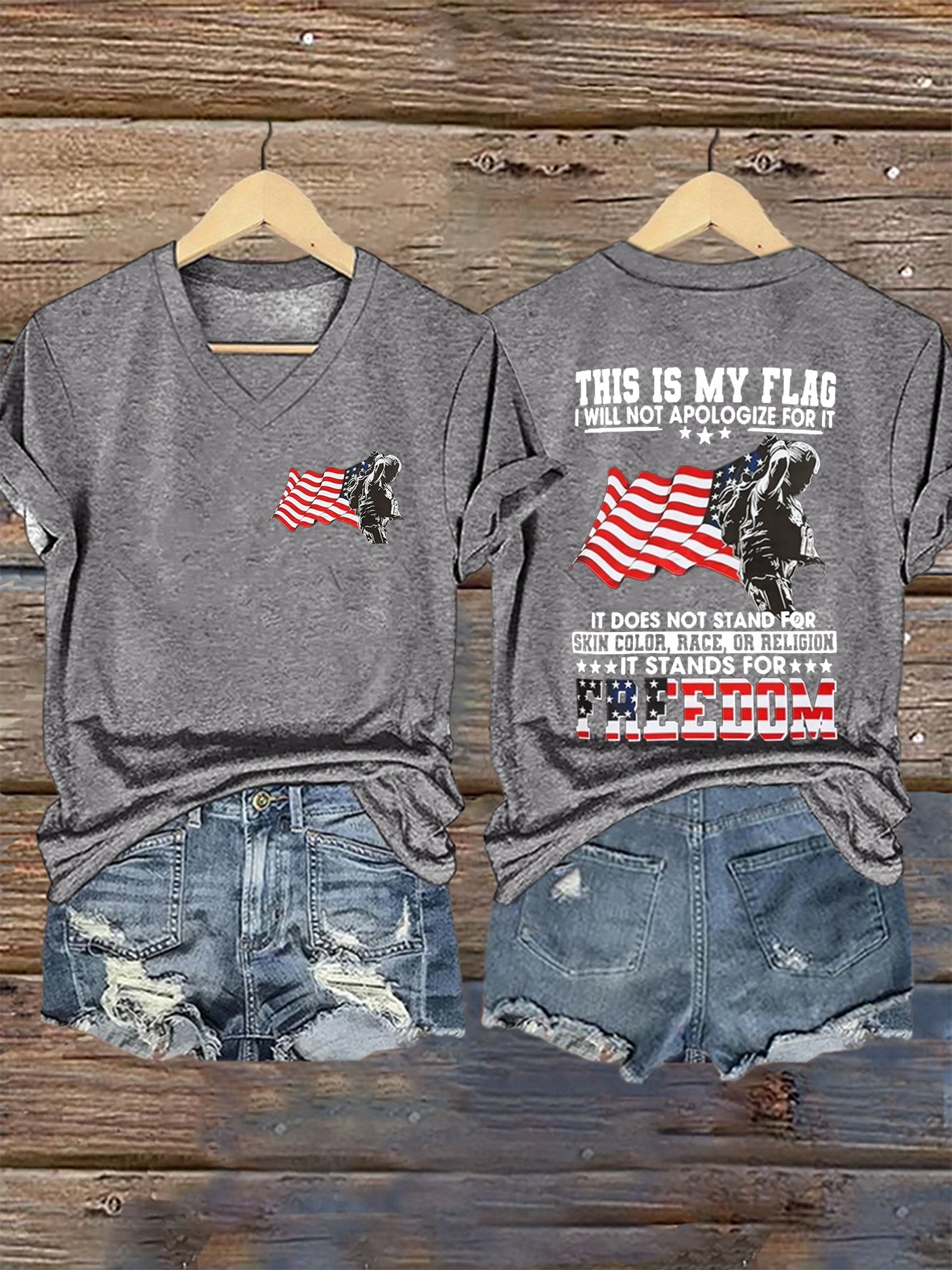 Women's America's 250th Anniversary Print Casual T-shirt