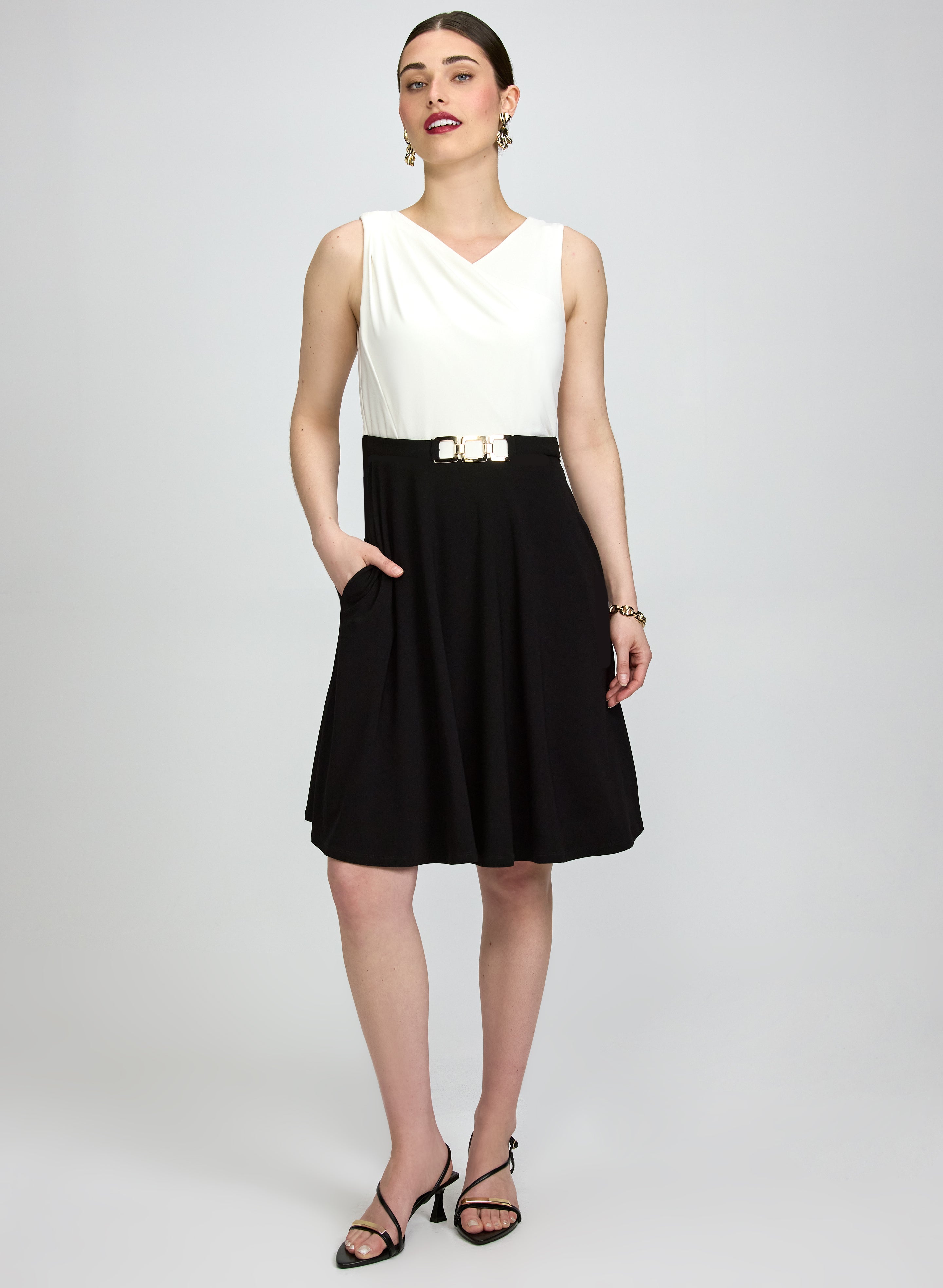 Buckle Detail Dress
