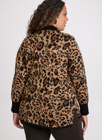 Animal Print Pull-Over Sweater