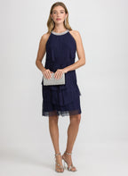 Tiered Mesh Dress