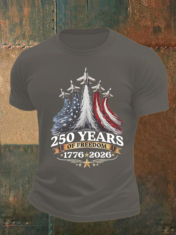 Men's   250 YEARS OF FREEDOM Print T-Shirt