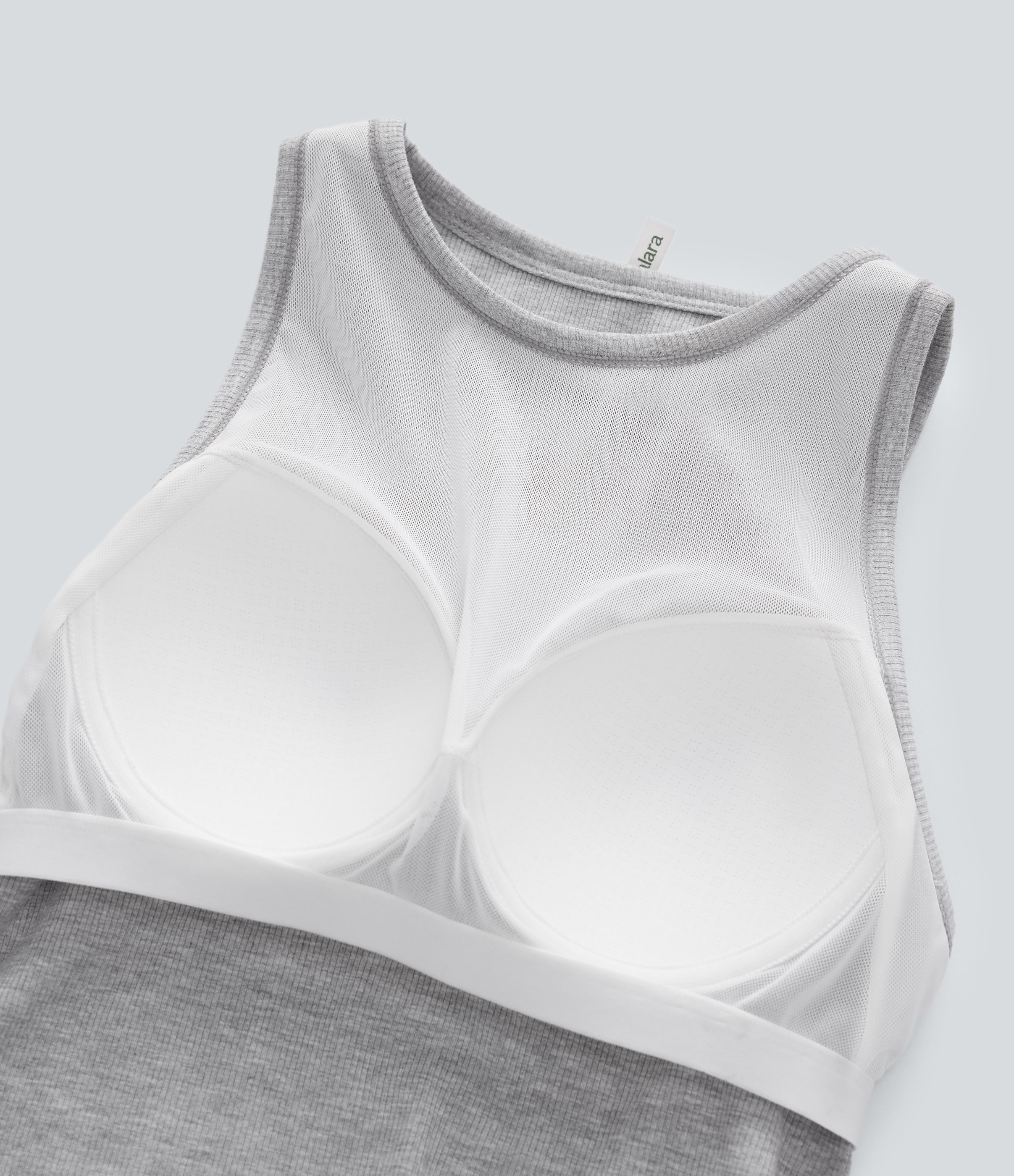 Round Neck Cropped Casual Tank Top