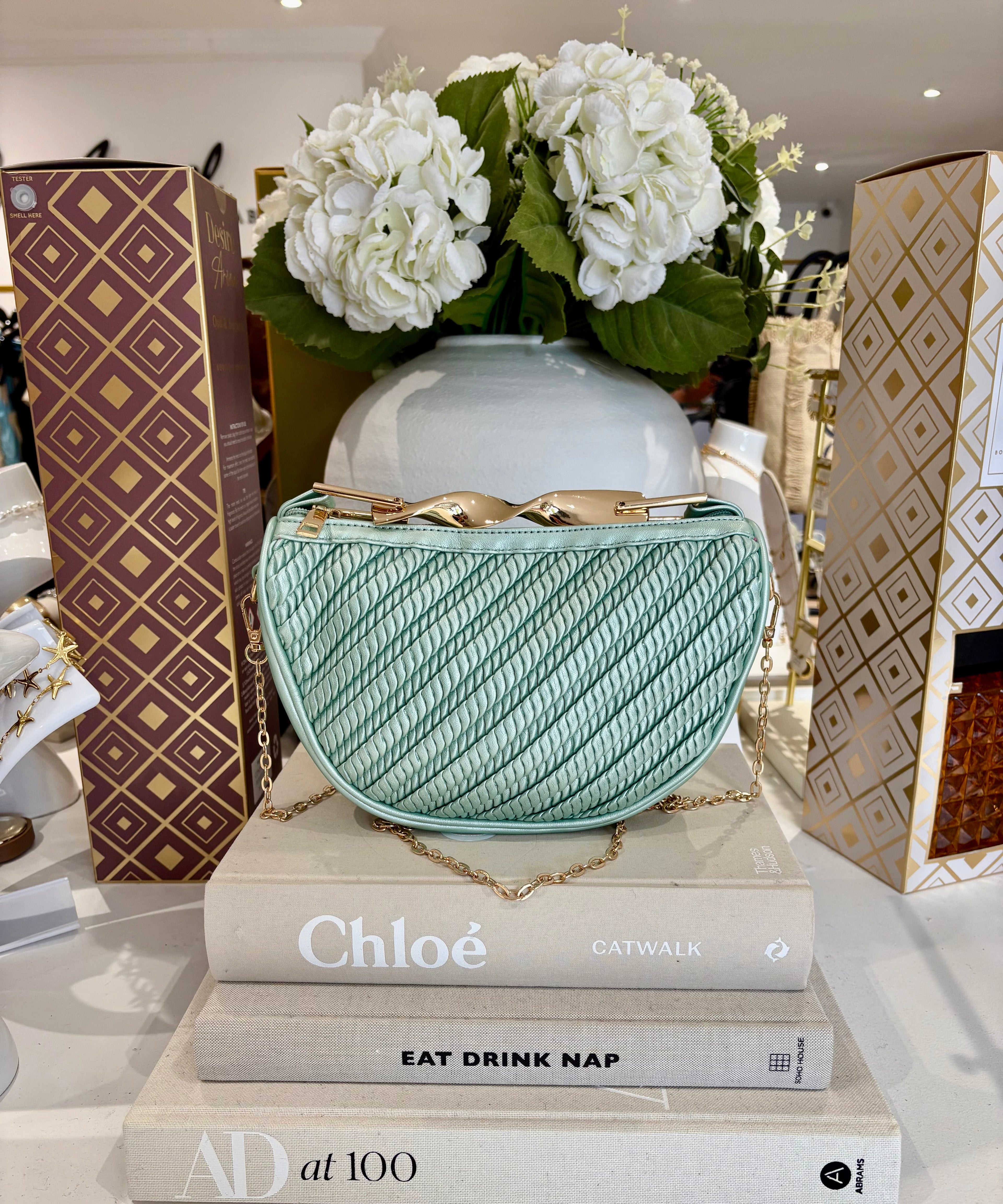 Semi Circle Clutch Bag (7 Colours)