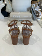 Gold Studded Block Heel Sandal (3 Colours)
