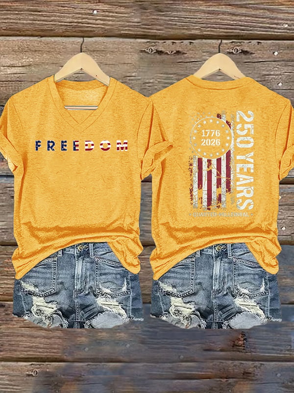 Women's  American 250th Print T-Shirt
