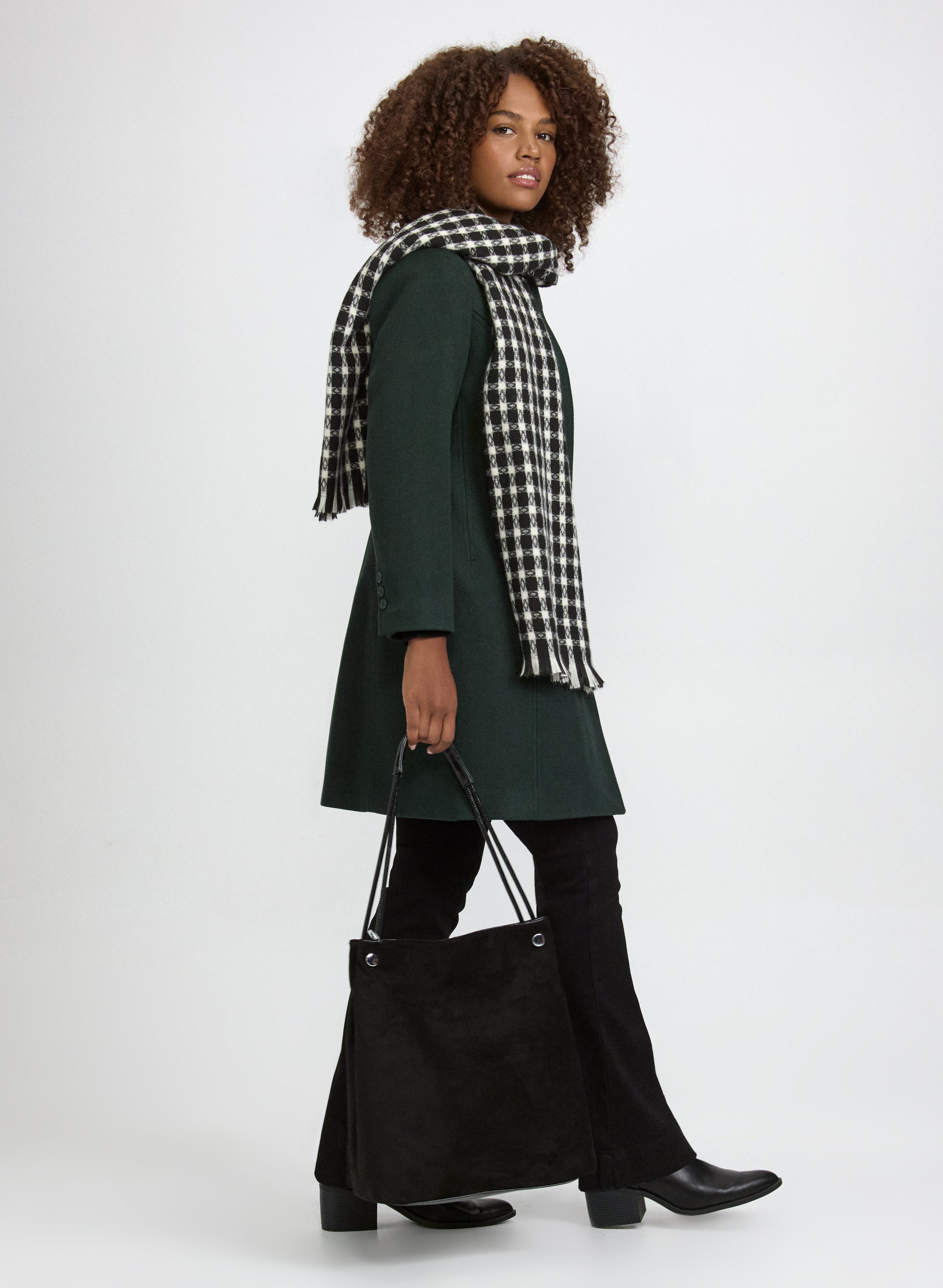 Wool-Blend Coat