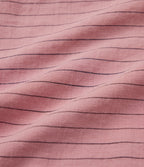 Low Rise Drawstring Wide Leg Stripe Casual Linen-Feel Pants with Pockets