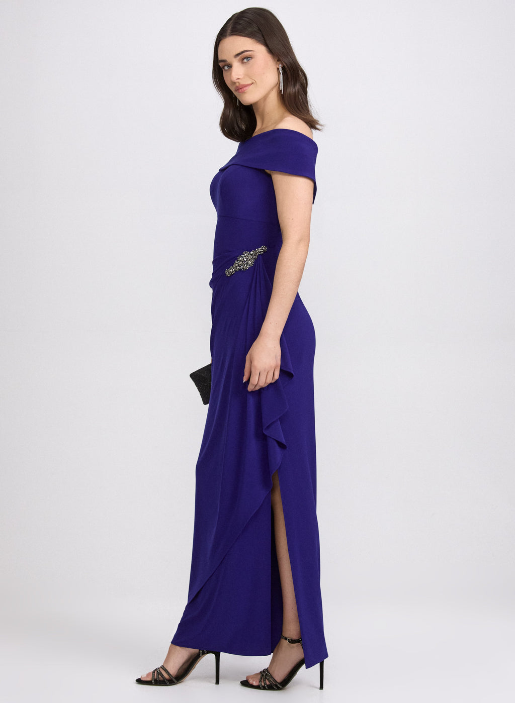 Off-The-Shoulder Fitted Dress
