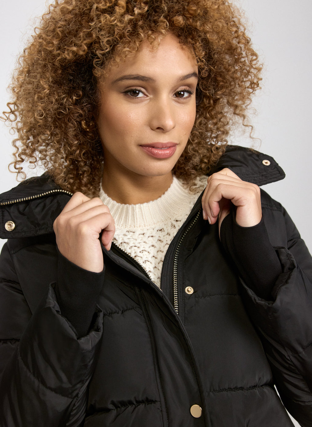 Quilted Zip Coat
