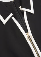 Fitted Contrast Dress