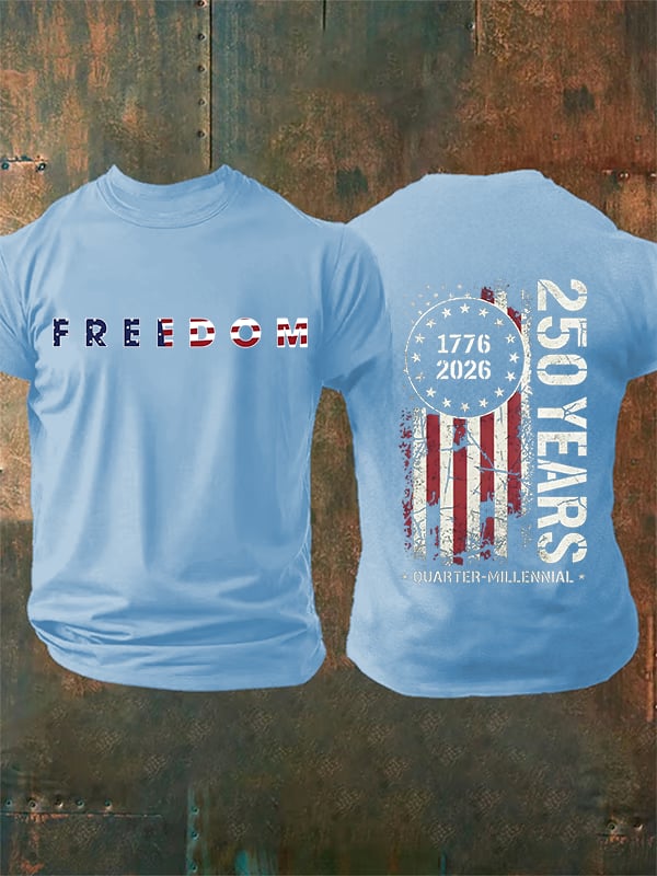 Men's  American 250th Print T-Shirt