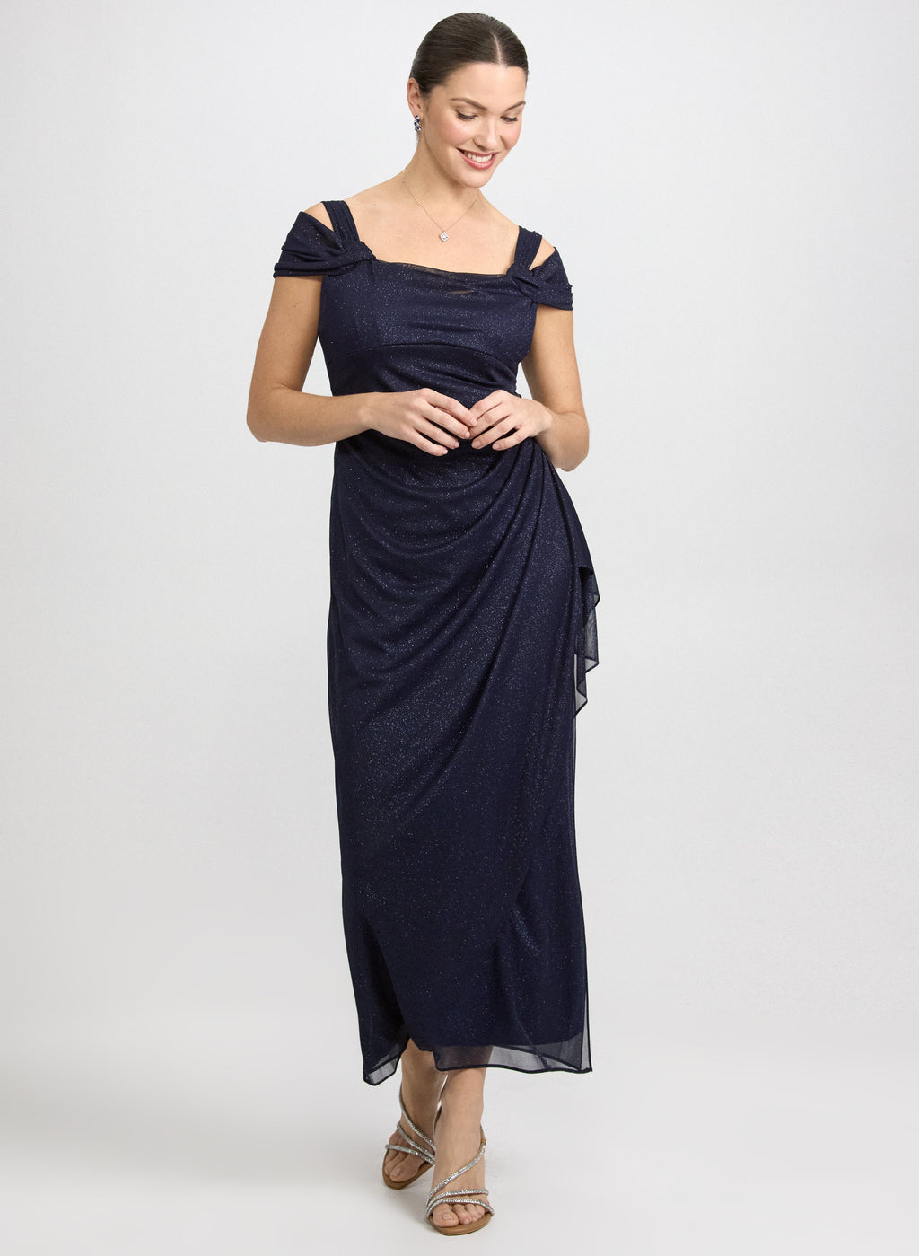 Twisted Cold-Shoulder Dress