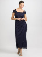 Twisted Cold-Shoulder Dress