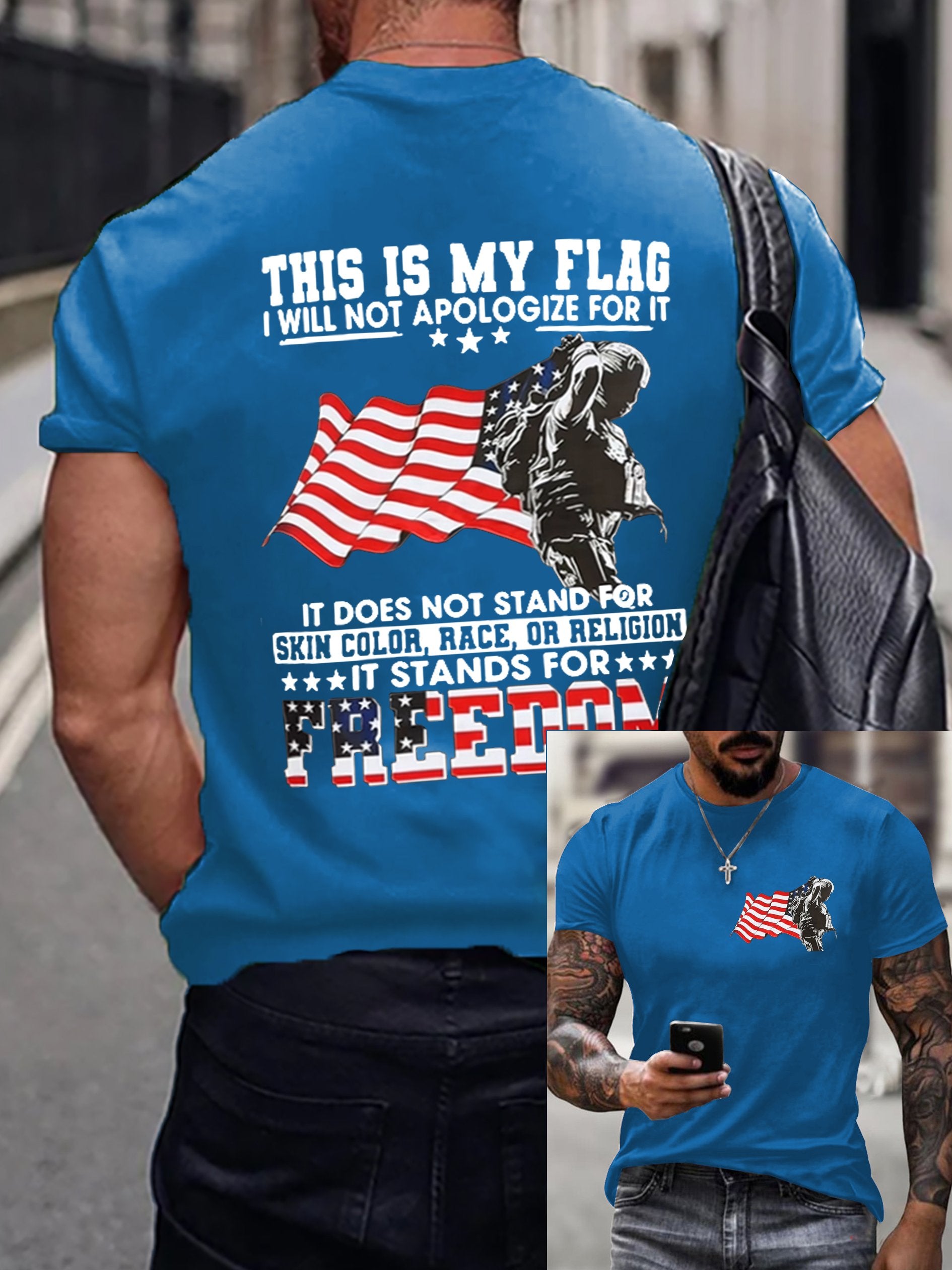 Men's America's 250th Anniversary Print T-Shirt