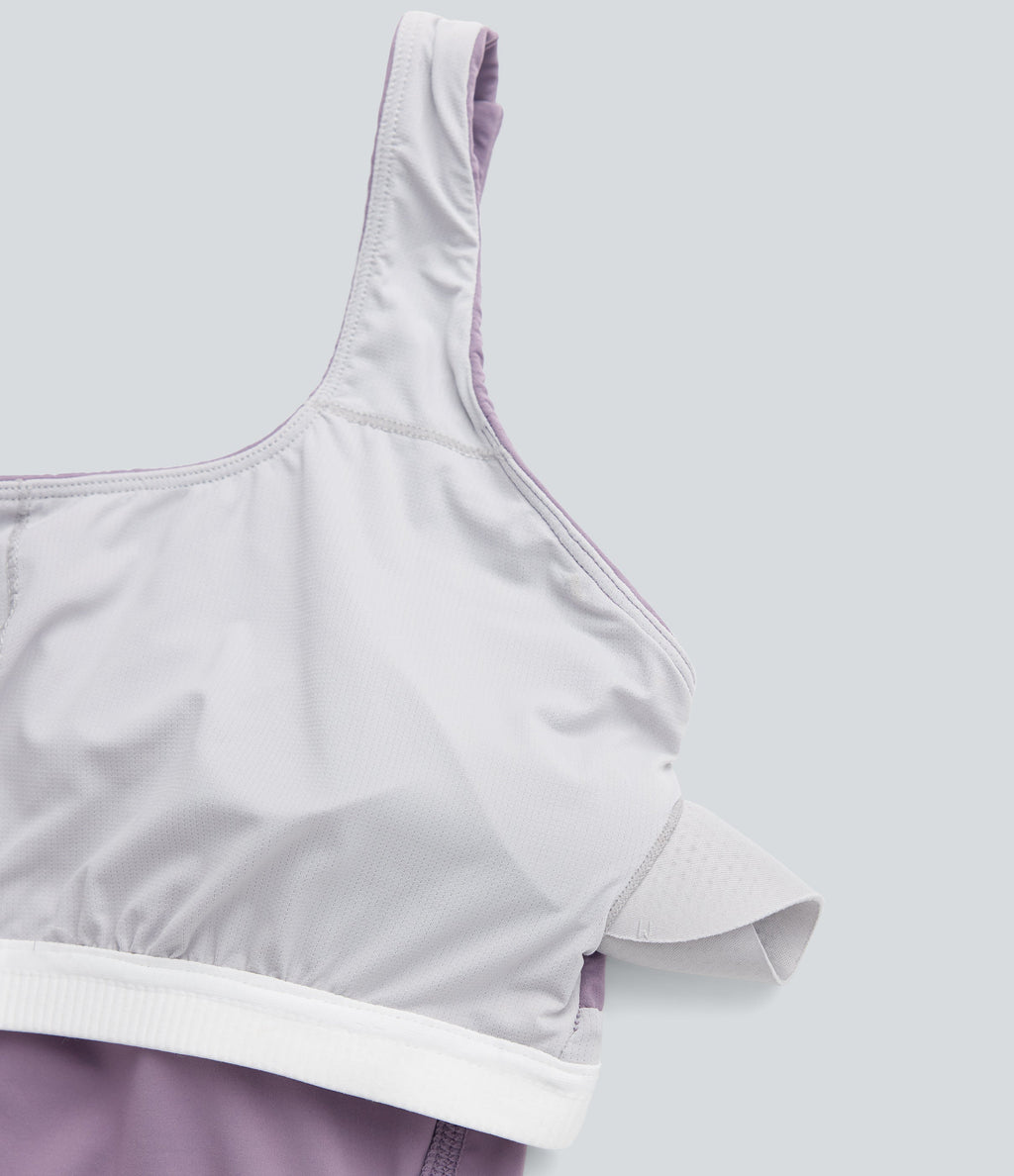 UltraSculptTM Cool Quick Dry Built-in Bra Yoga Tank Top-UPF 50+
