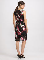 Floral Draped Dress