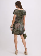 Printed Jersey Dress
