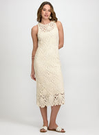Fitted Crochet Dress