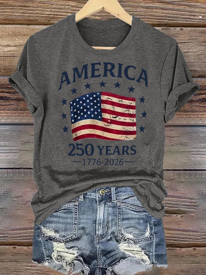 Women's  America 250 Print T-Shirt
