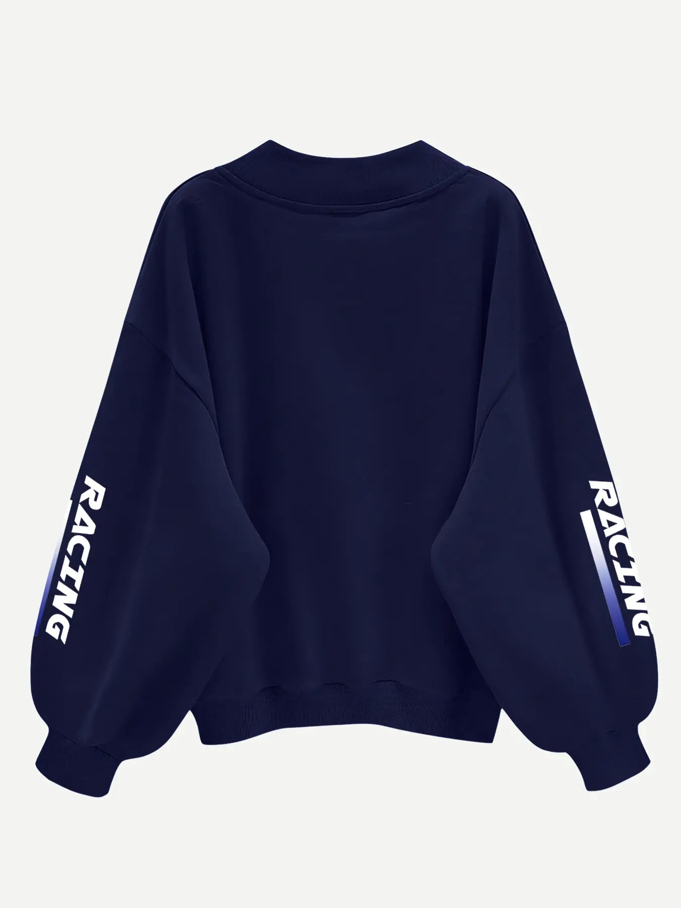 Women's Number Print V Neck Sweatshirt, Casual Long Sleeve Pullover for Fall & Winter, Women's Clothes for Daily Wear, Womenswear Tops