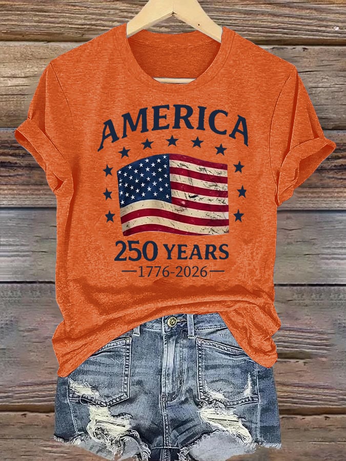 Women's  America 250 Print T-Shirt