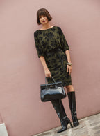 Croc-Embossed Handbag